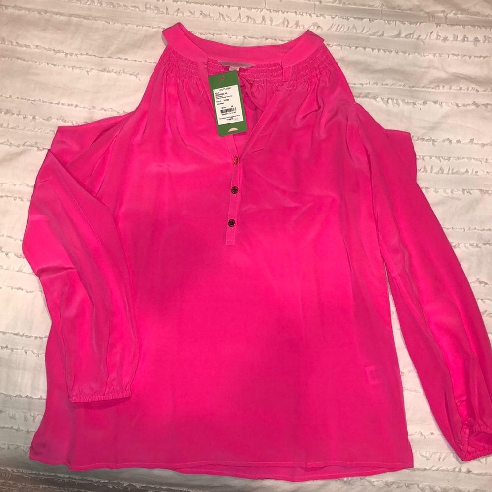 NWT Lilly Pulitzer Sunny Shoulder Elsa Top